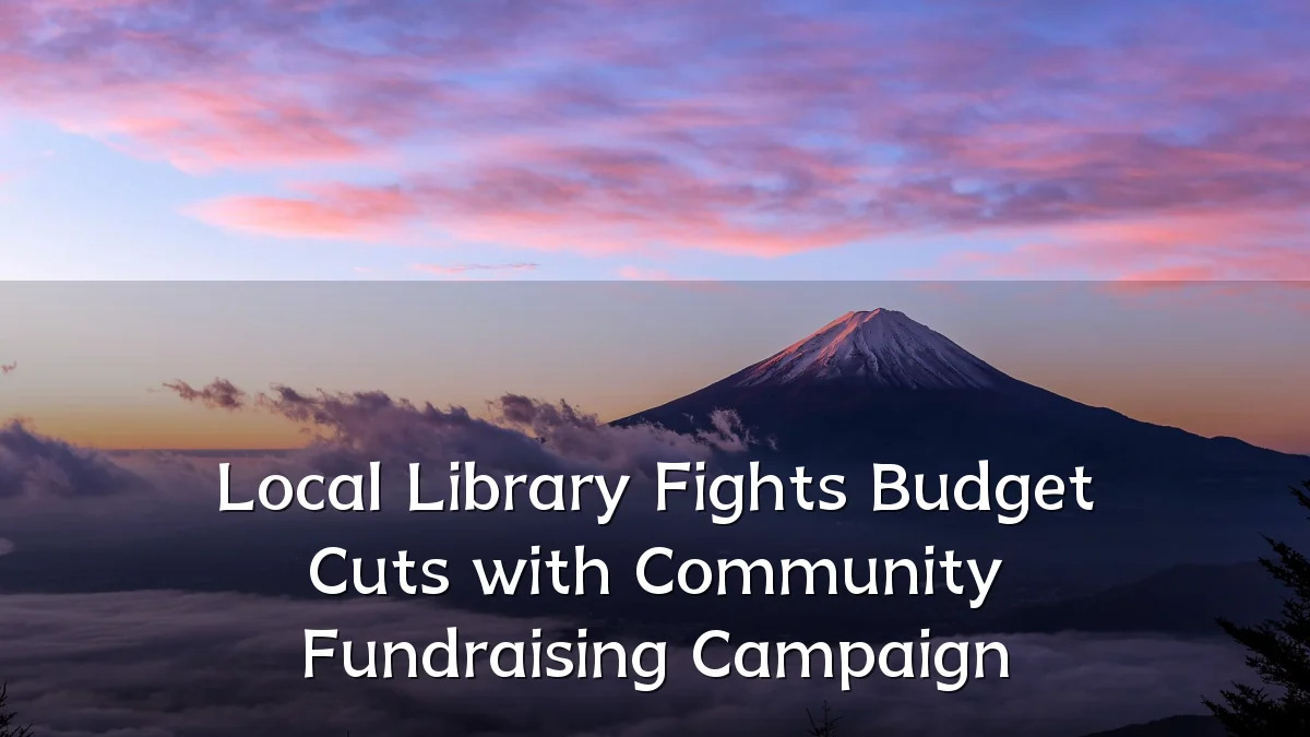 Local Library Fights Budget Cuts with Community Fundraising Campaign