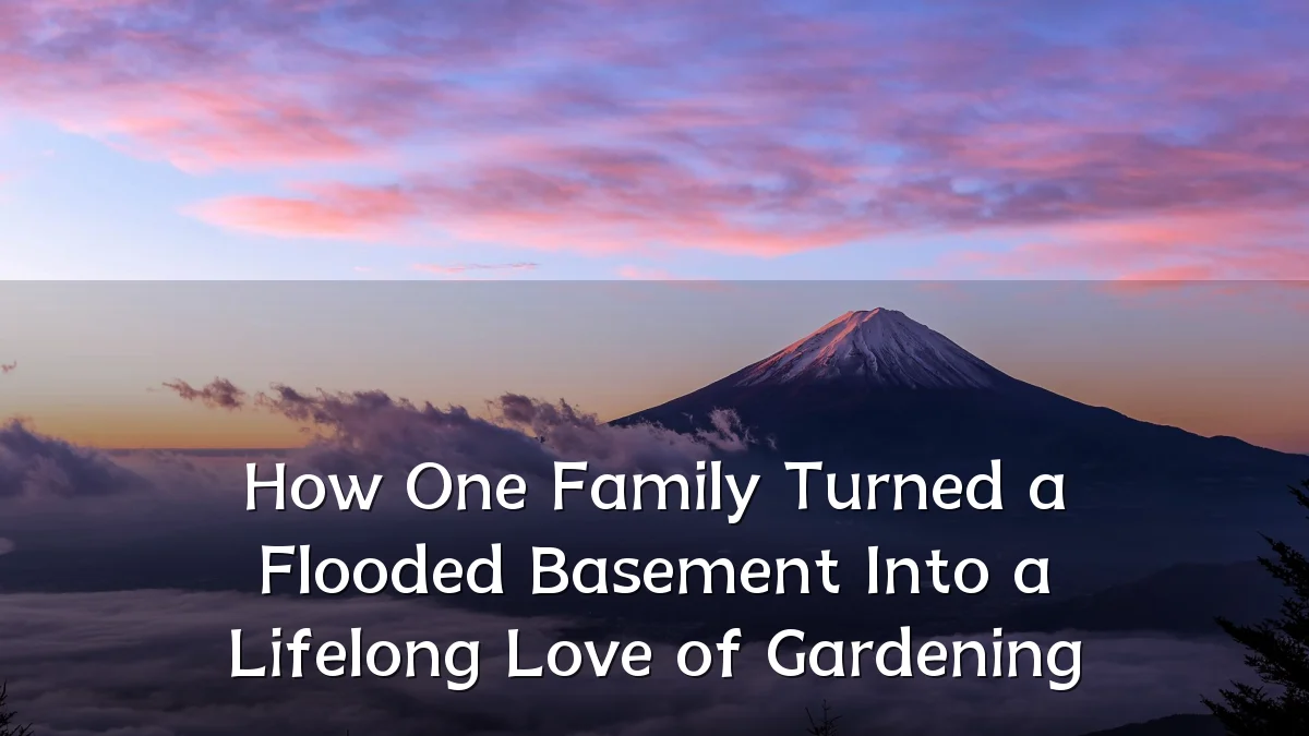 How One Family Turned a Flooded Basement Into a Lifelong Love of Gardening