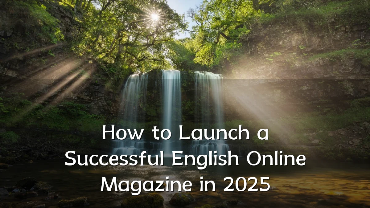 How to Launch a Successful English Online Magazine in 2025