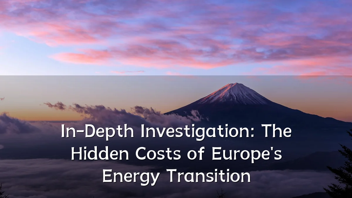 In-Depth Investigation: The Hidden Costs of Europe's Energy Transition