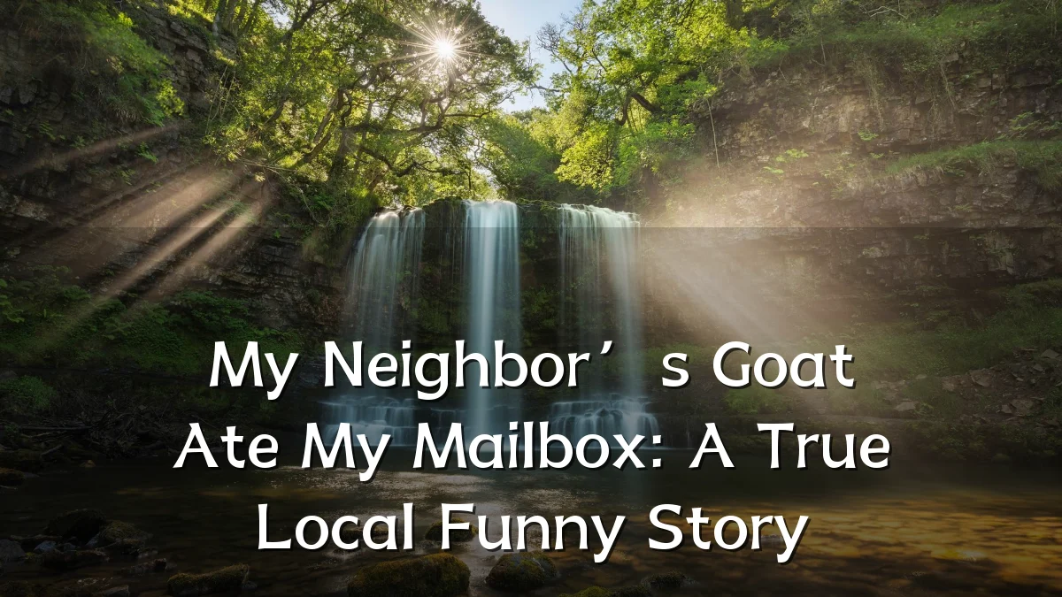 My Neighbor’s Goat Ate My Mailbox: A True Local Funny Story