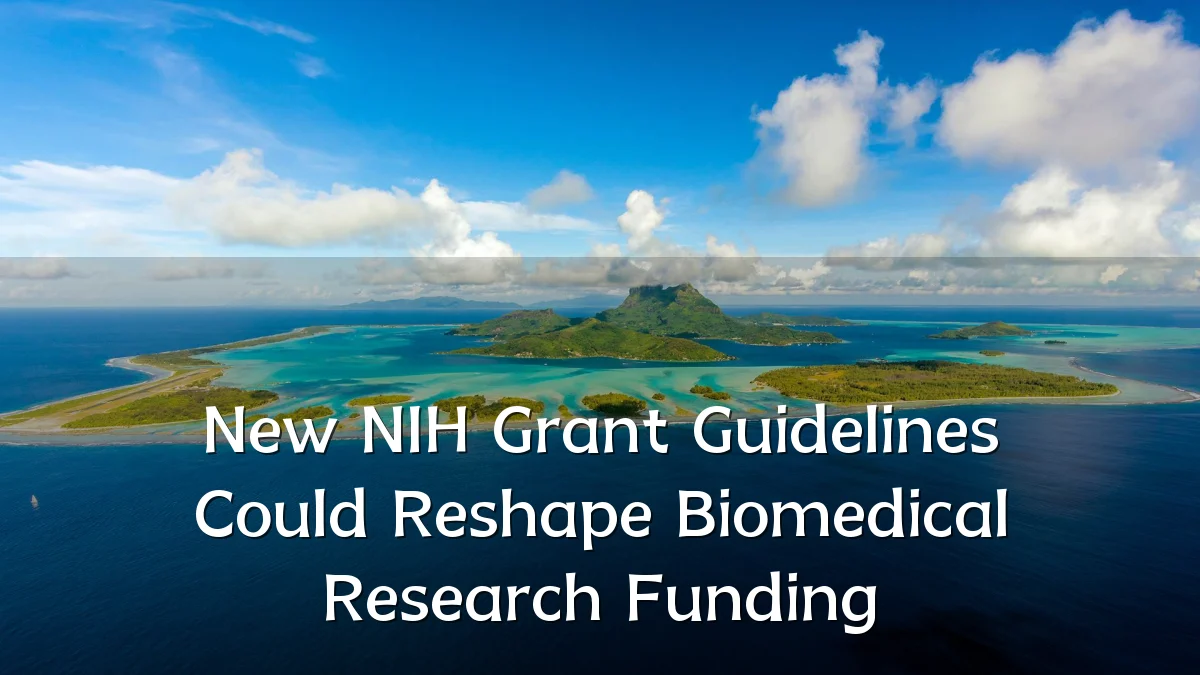 New NIH Grant Guidelines Could Reshape Biomedical Research Funding