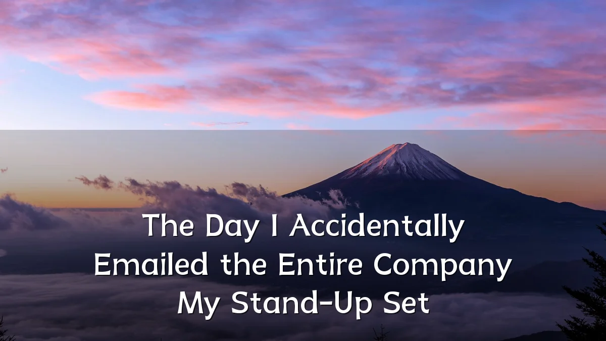 The Day I Accidentally Emailed the Entire Company My Stand-Up Set