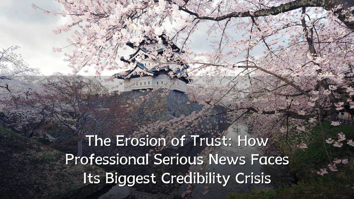 The Erosion of Trust: How Professional Serious News Faces Its Biggest Credibility Crisis