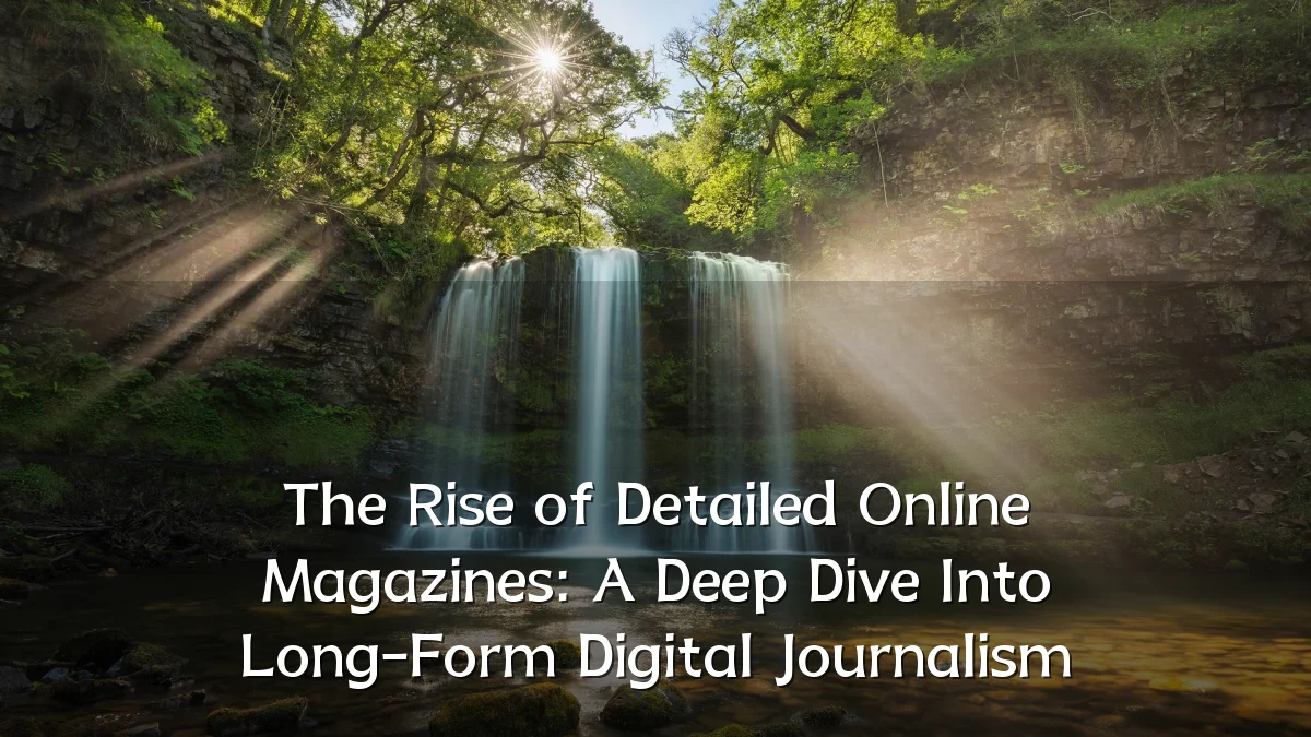 The Rise of Detailed Online Magazines: A Deep Dive Into Long-Form Digital Journalism
