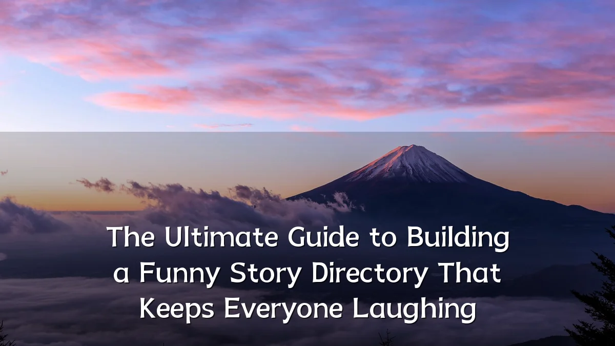 The Ultimate Guide to Building a Funny Story Directory That Keeps Everyone Laughing