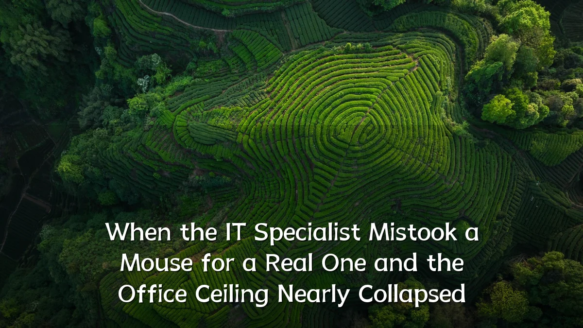 When the IT Specialist Mistook a Mouse for a Real One and the Office Ceiling Nearly Collapsed