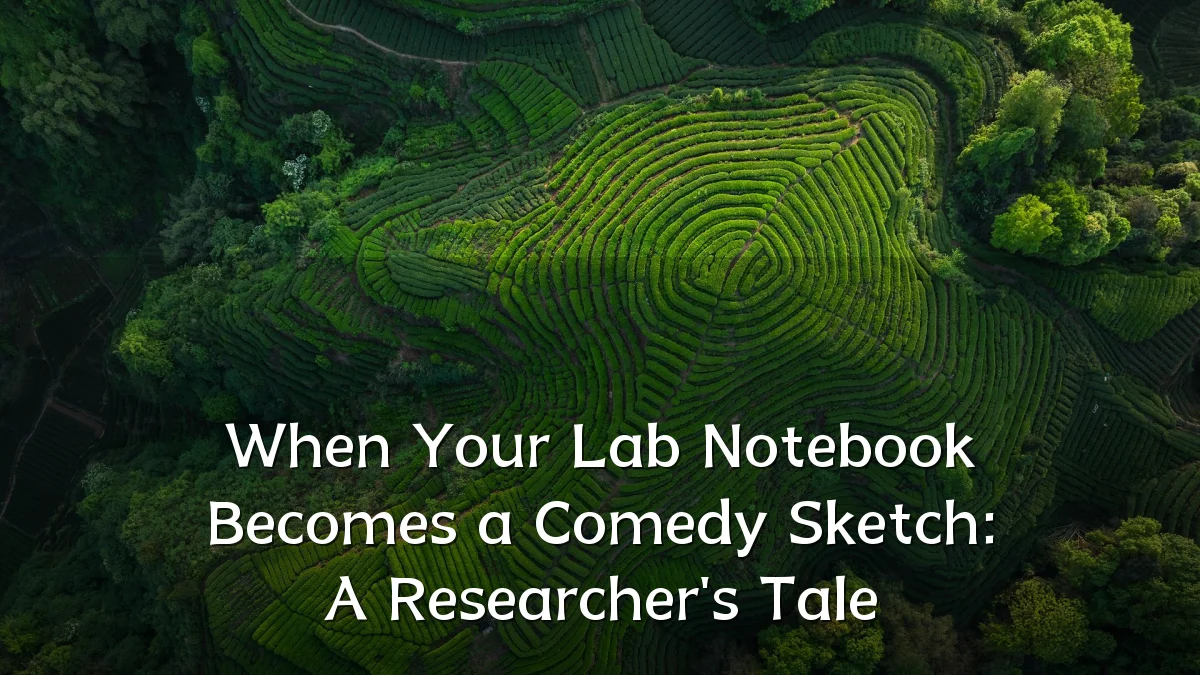 When Your Lab Notebook Becomes a Comedy Sketch: A Researcher's Tale