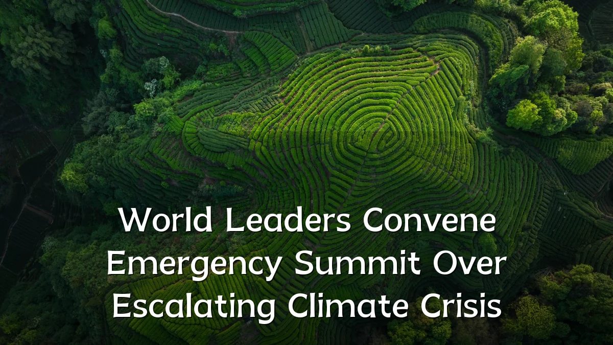 World Leaders Convene Emergency Summit Over Escalating Climate Crisis