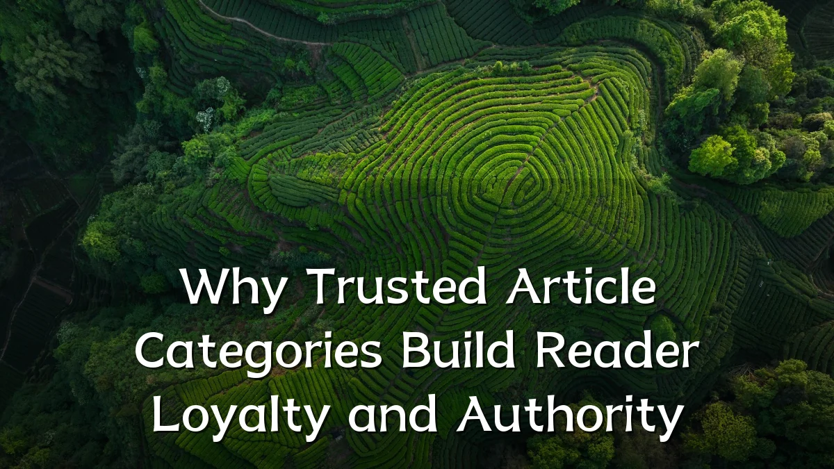 Why Trusted Article Categories Build Reader Loyalty and Authority