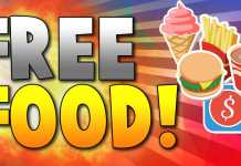 how to get free food online 2018