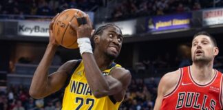 The Cavaliers traded for Caris LeVert (22), which will help solidify their guard rotation that's been hit hard by injuries.