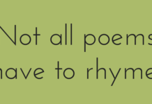 Free Poetry: How to Write Poems That Do Not Rhyme