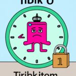 TikTok was fined £12.7 million for violating UK data protection laws. in Cartoon style