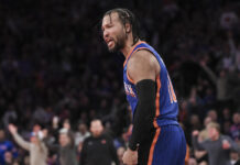 There are several surprising upsets, including the Knicks’ dramatic comeback victory over the Heat.