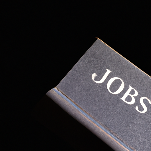a book with the word "jobs" written on the cover