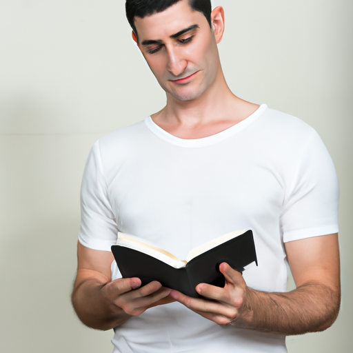 MAN READING BOOK